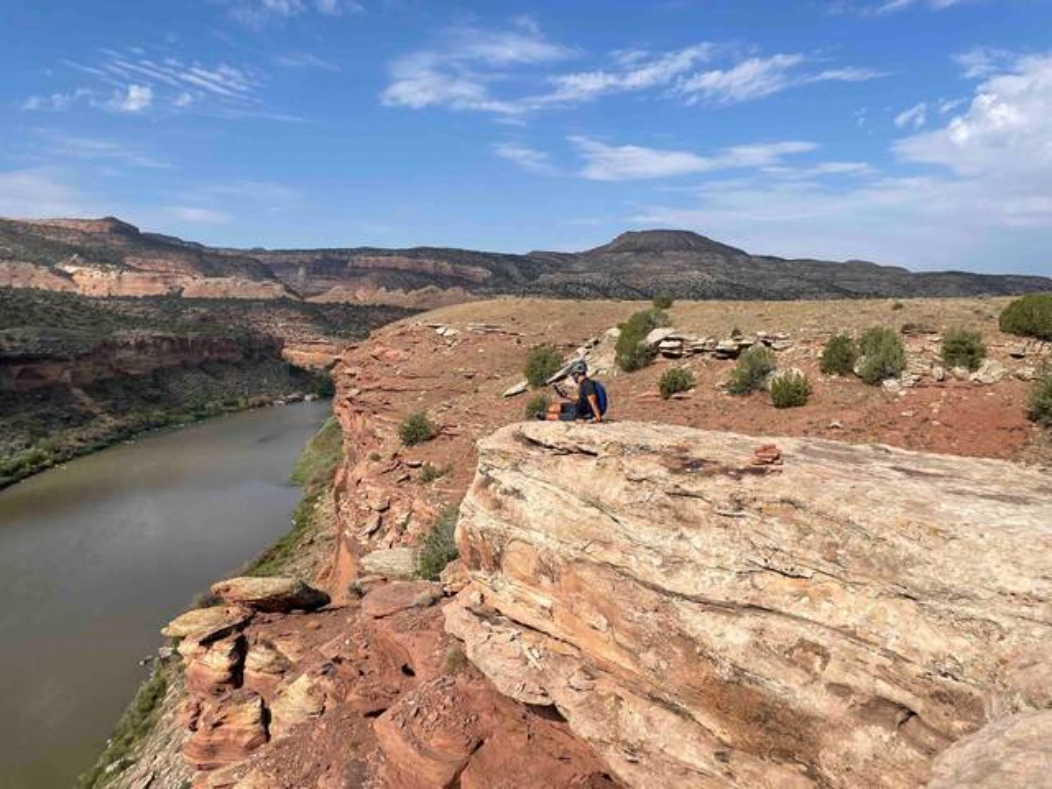 Enjoying the canyon views