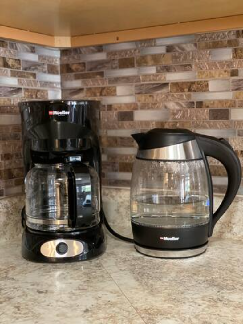 Coffee maker and electric kettle