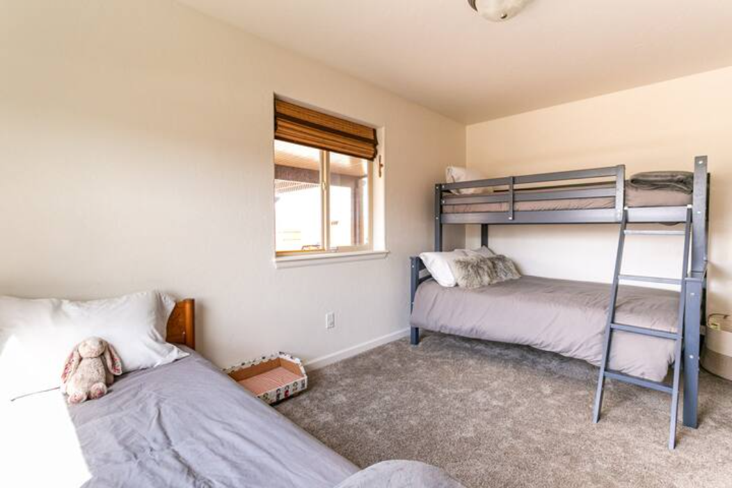 Playroom with bunk bed