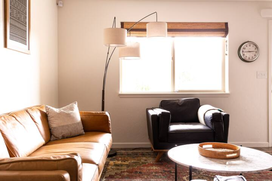 Cozy reading nook