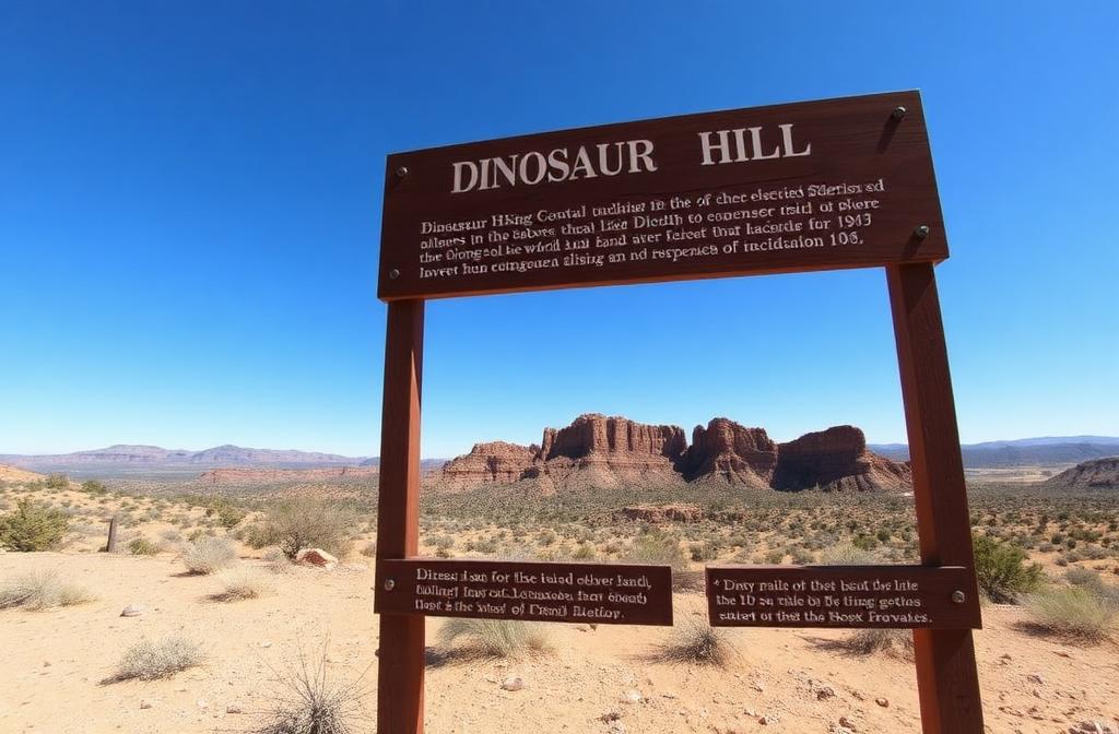 Dinosaur Hill hiking trail near Fruita Colorado